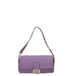 Wally Borsa a spalla da donna Vera pelle 06869-D87 VIOLET Gave Lux