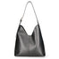 Lucetta Borsa a spalla da donna Vera pelle 04513-D28 NERO BLACK Gave Lux