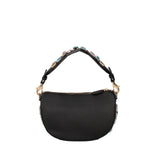 Eterea Chic Borsa a spalla da donna 100% poliuretano B17173-NERO Braccialini