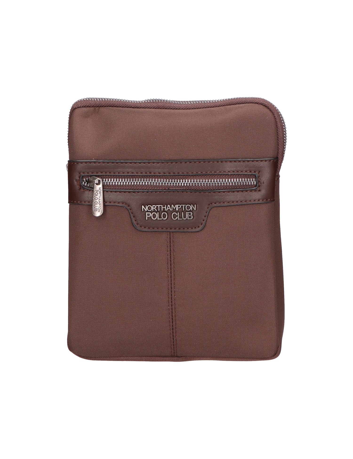 Borsa a tracolla uomo in pelle PU Casual PCL3154-BROWN Northampton Polo Club