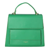 Borsa a mano da donna Made in Italy Vera pelle MYB-7034-SS-D47+C47 VERDE My Best Bag