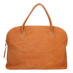 Borsa a mano da donna 100% pelle scamosciata MYB-6014-FW-03292 CUOIO COGNAC My Best Bag