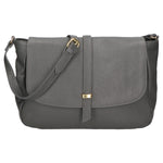 Veronica Borsa a spalla da donna Vera pelle 06519-D27 GRIGIO SCURO Gave Lux