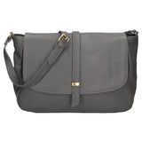 Veronica Borsa a spalla da donna Vera pelle 06519-D27 GRIGIO SCURO Gave Lux