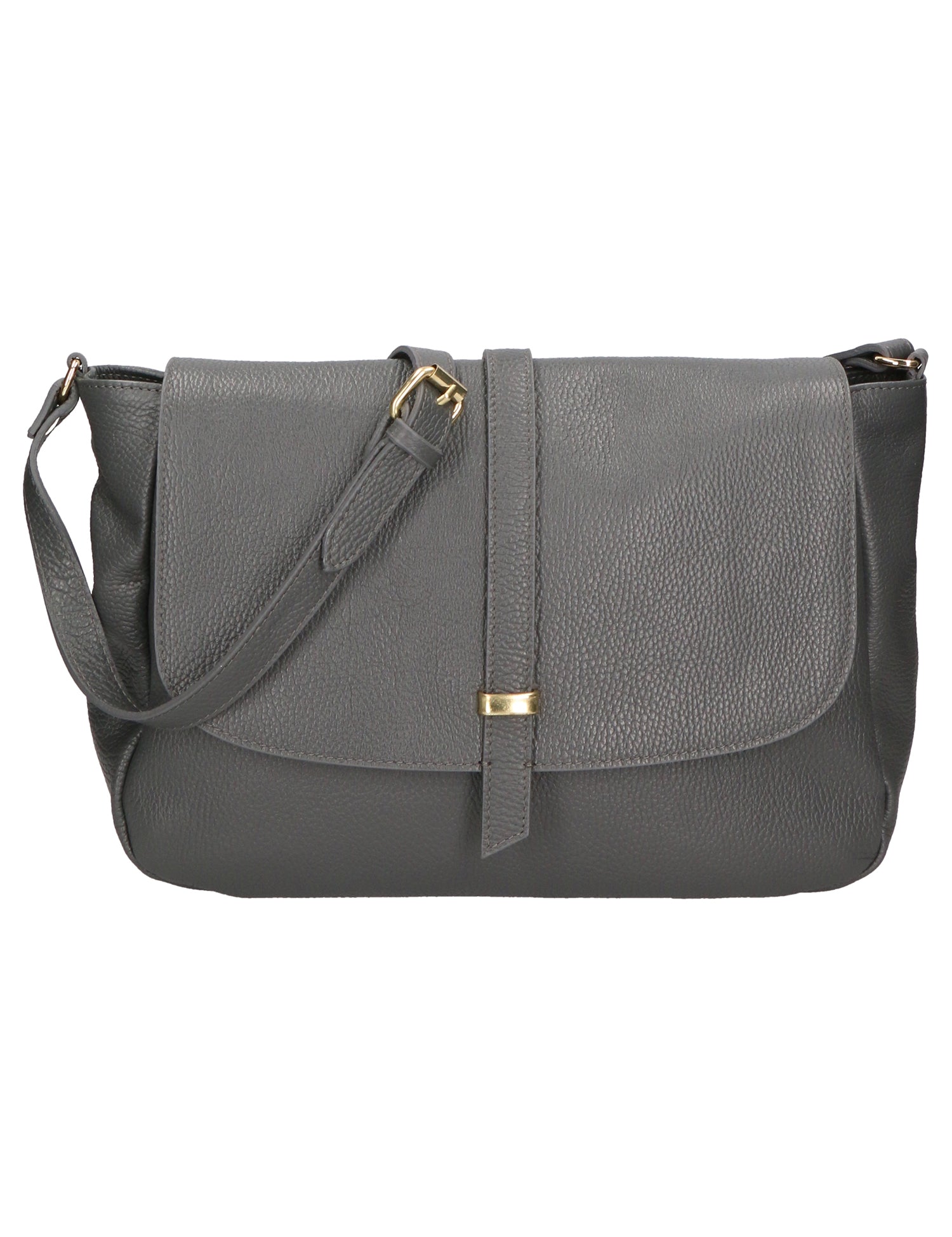 Veronica Borsa a spalla da donna Vera pelle 06519-D27 GRIGIO SCURO Gave Lux