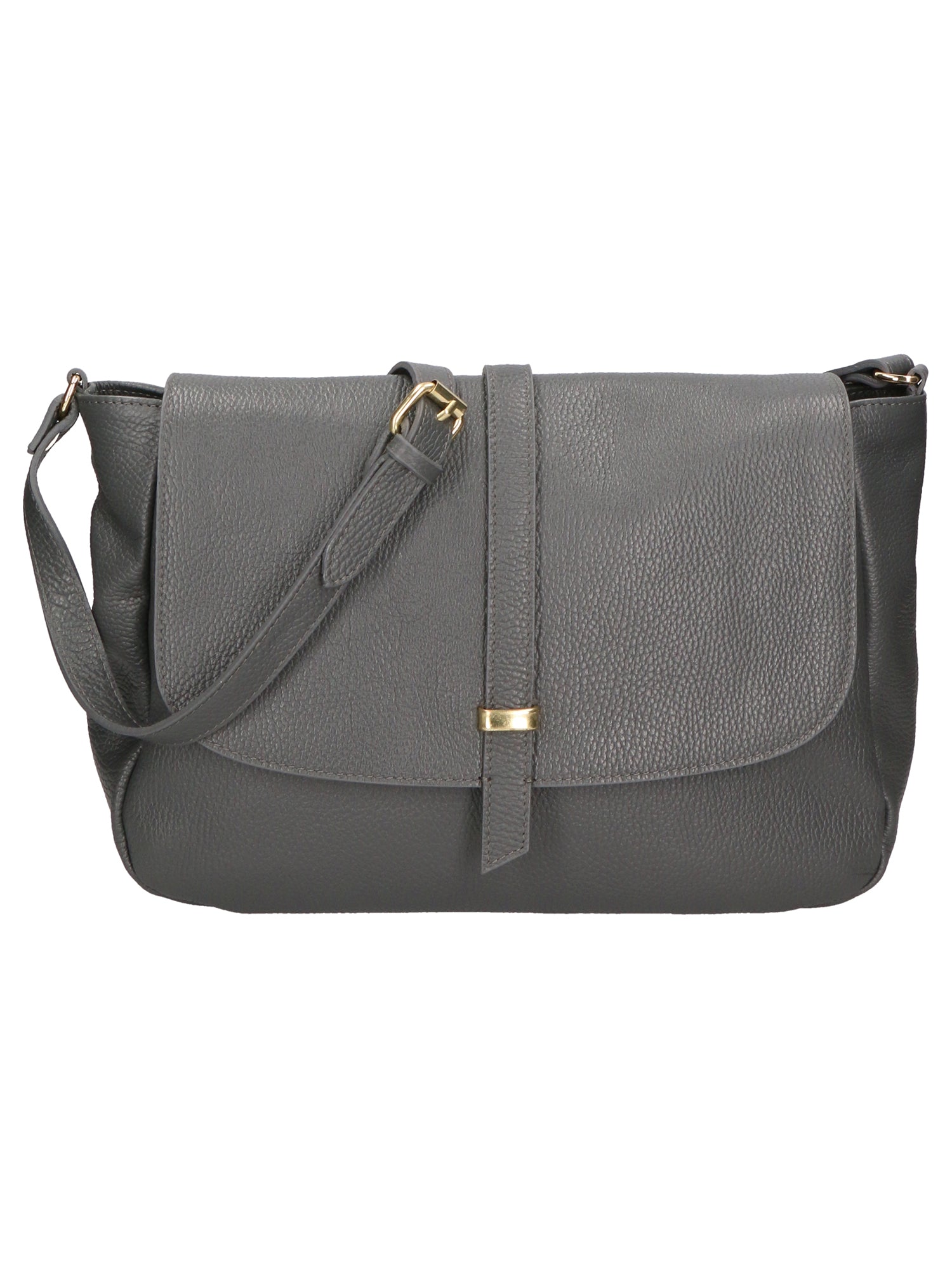 Veronica Borsa a spalla da donna Vera pelle 06519-D27 GRIGIO SCURO Gave Lux