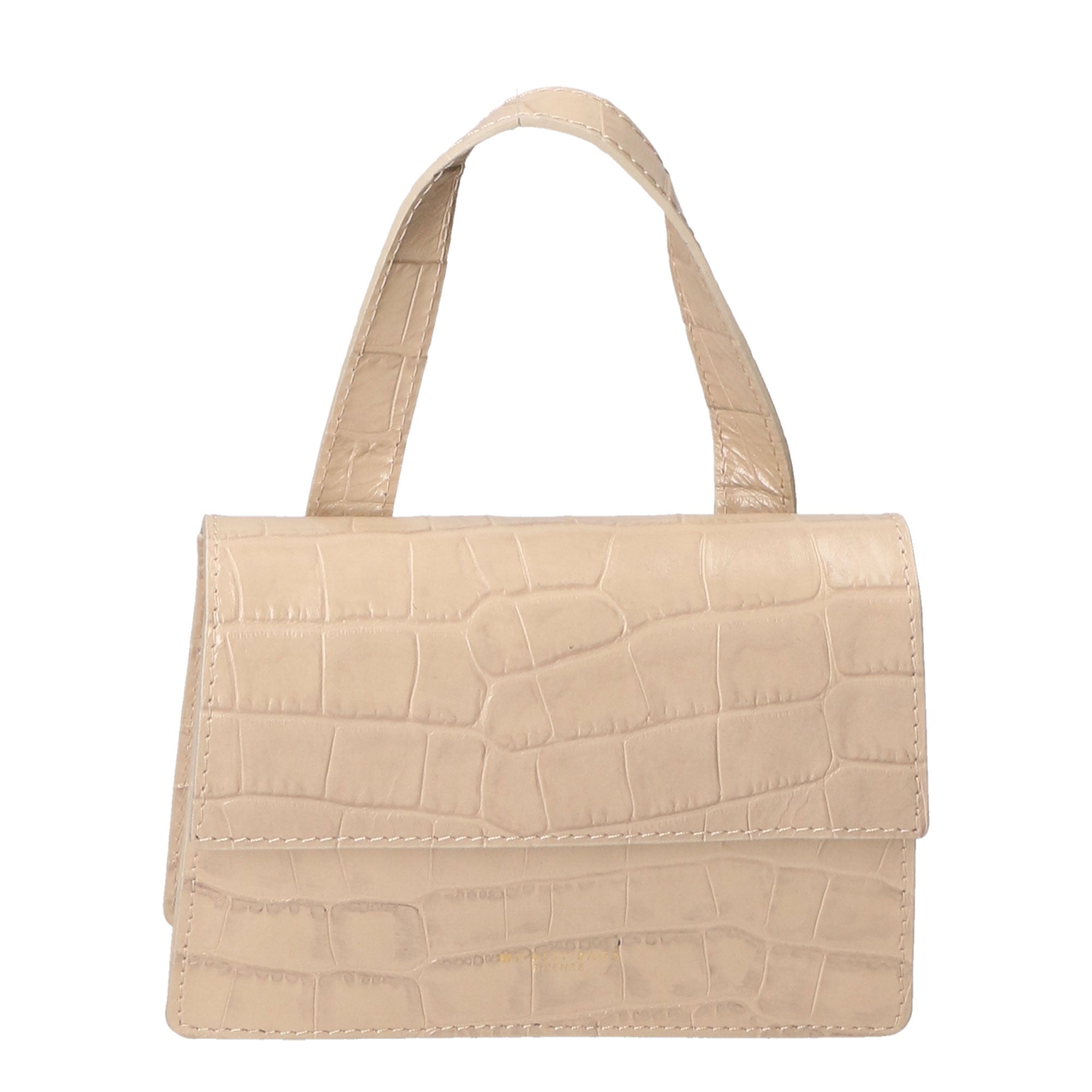 Borsa a mano da donna Pelle goffrata MYB-7036-SS-C37 BEIGE BEIGE My Best Bag