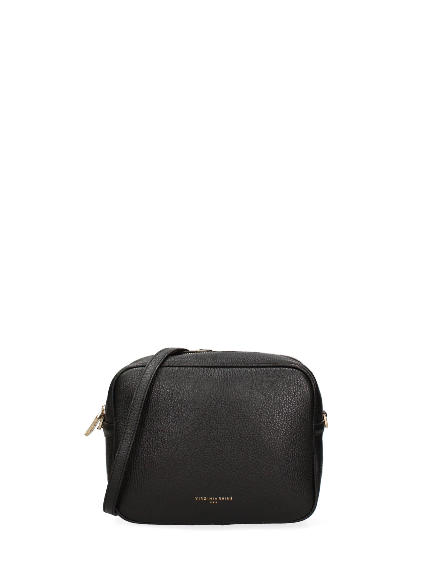Borsa a Tracolla in Dollaro Leather Nero