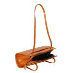 Edera Chic Borsa a spalla da donna Vera pelle 9120-CUOIO COGNAC Gave Lux