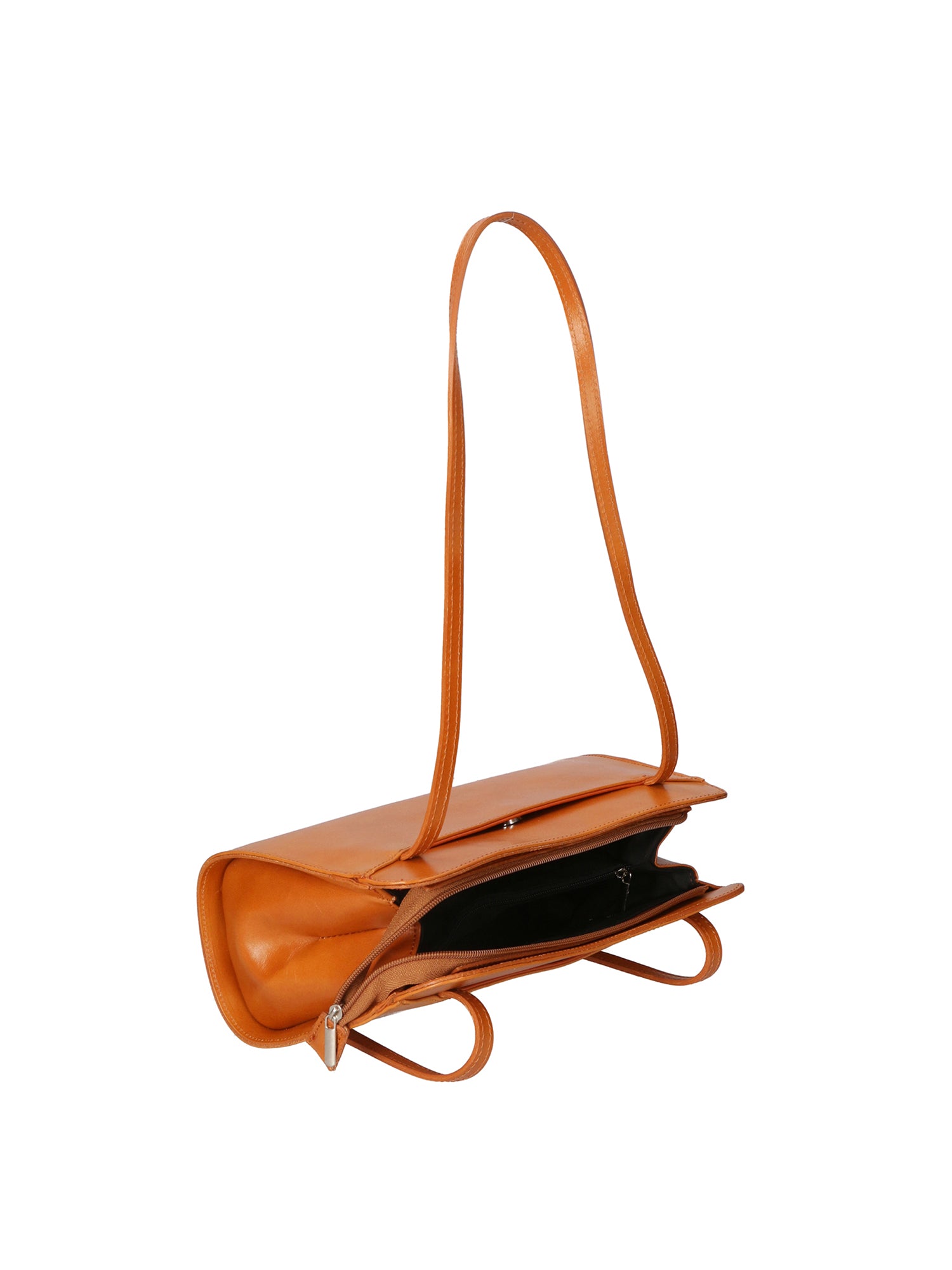 Edera Chic Borsa a spalla da donna Vera pelle 9120-CUOIO COGNAC Gave Lux