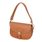Viktoria Borsa a spalla da donna Vera pelle 06526-D17 CUOIO SCURO Gave Lux