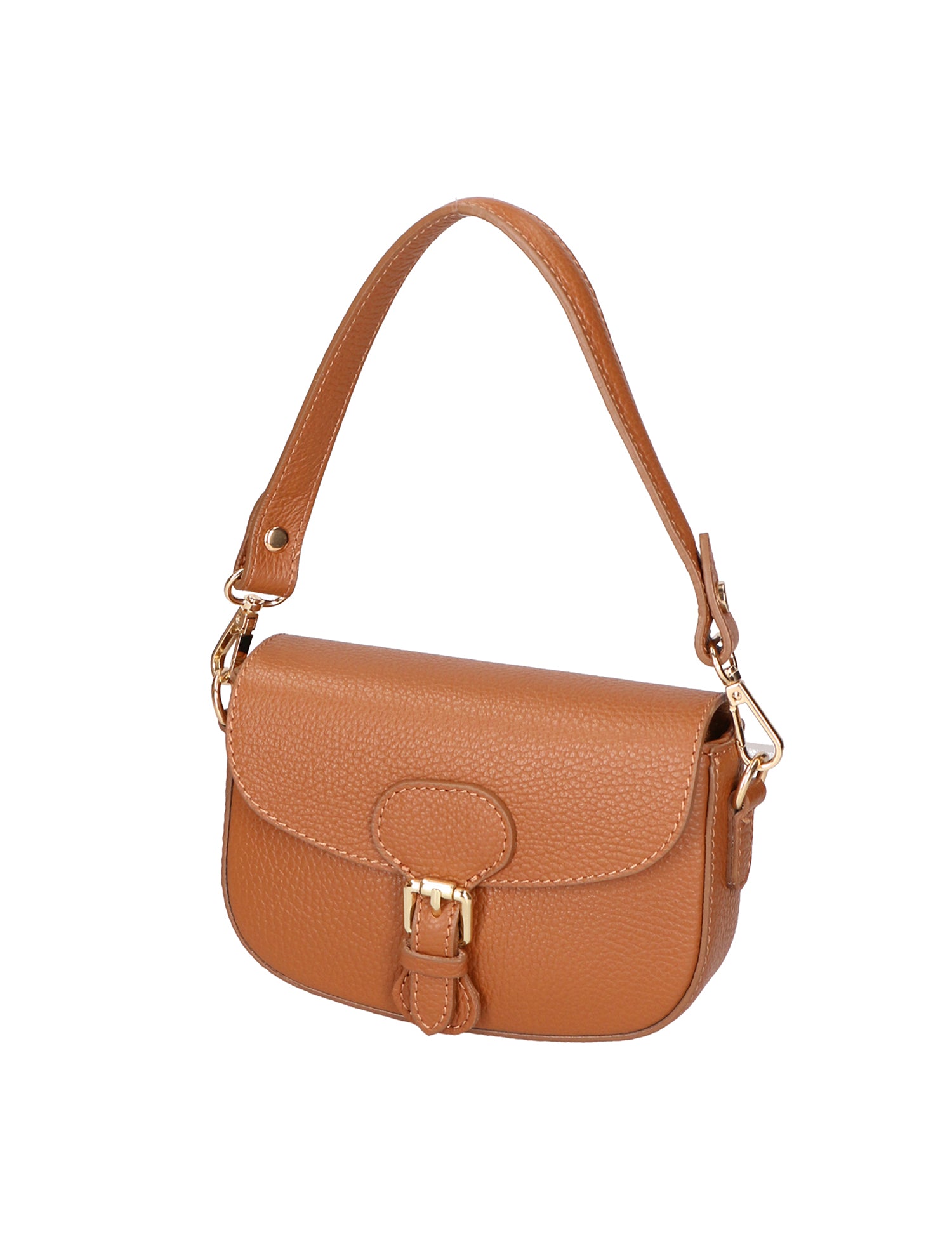 Viktoria Borsa a spalla da donna Vera pelle 06526-D17 CUOIO SCURO Gave Lux