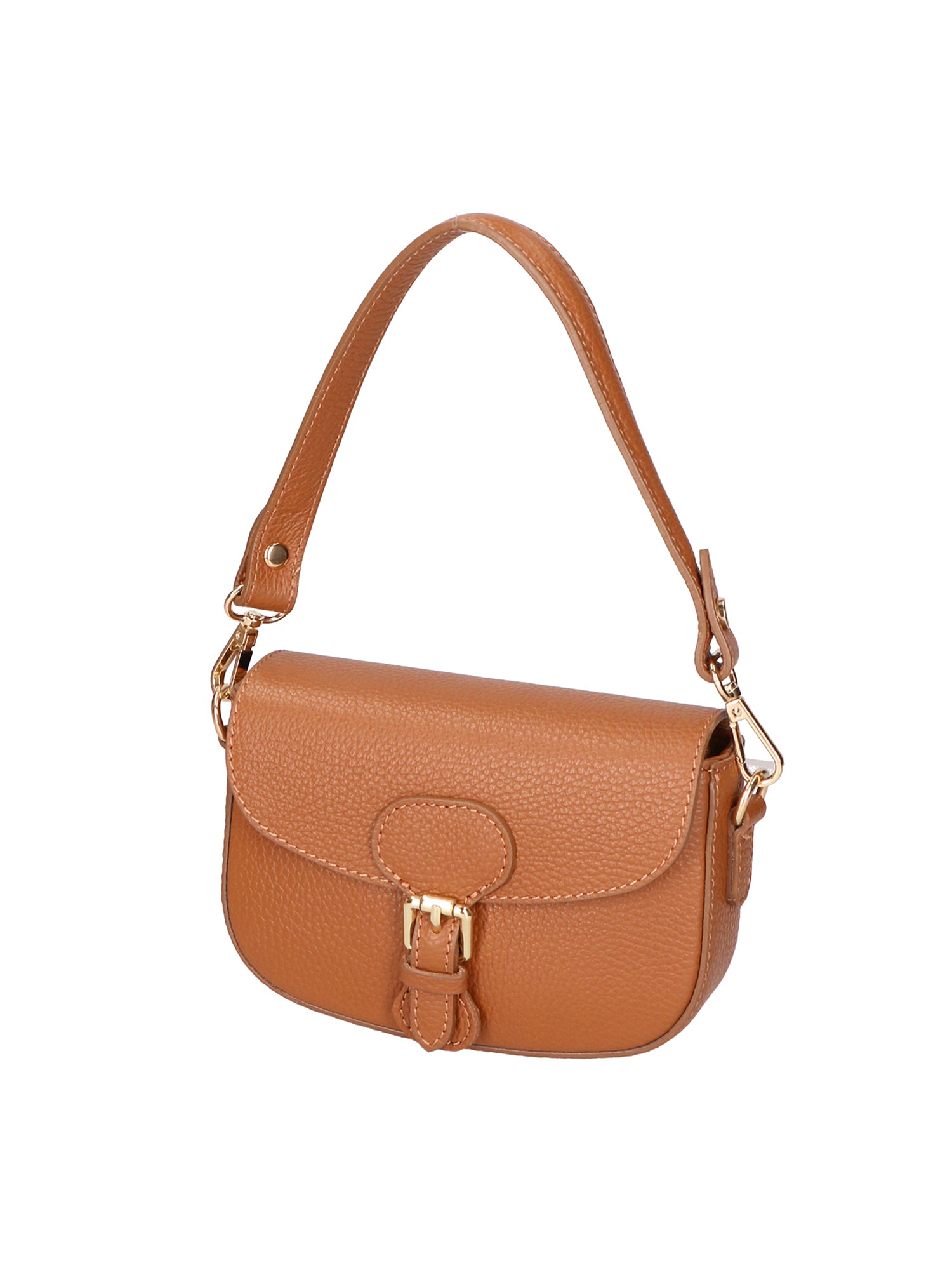 Viktoria Borsa a spalla da donna Vera pelle 06526-D17 CUOIO SCURO Gave Lux