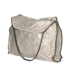 Willelmina Borsa a spalla da donna 100% PU Leather N-9606-LATTE Gave Lux