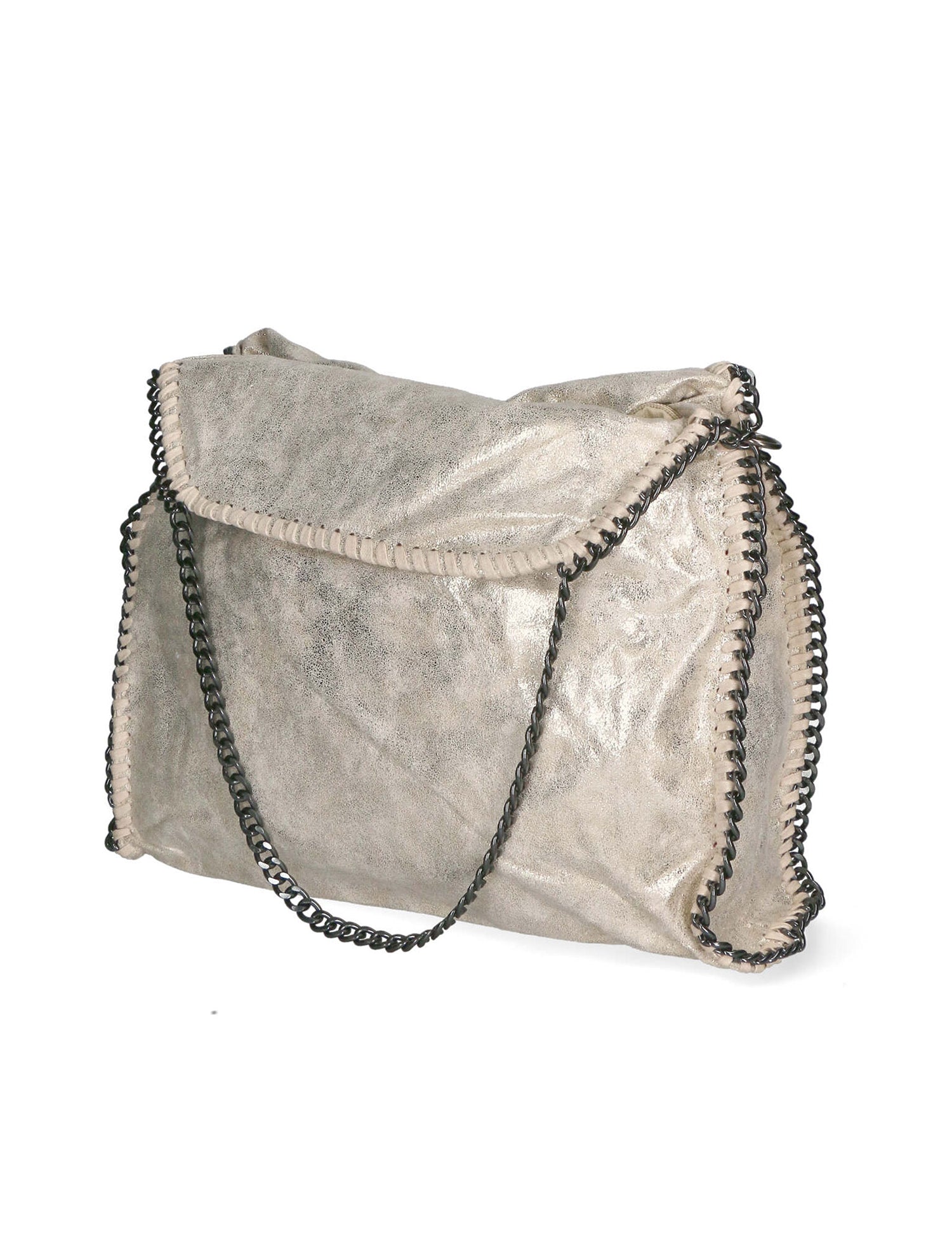 Willelmina Borsa a spalla da donna 100% PU Leather N-9606-LATTE Gave Lux