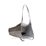 Iride Borsa a mano da donna 100% pelle 05921-DL1 ARGENTO Gave Lux