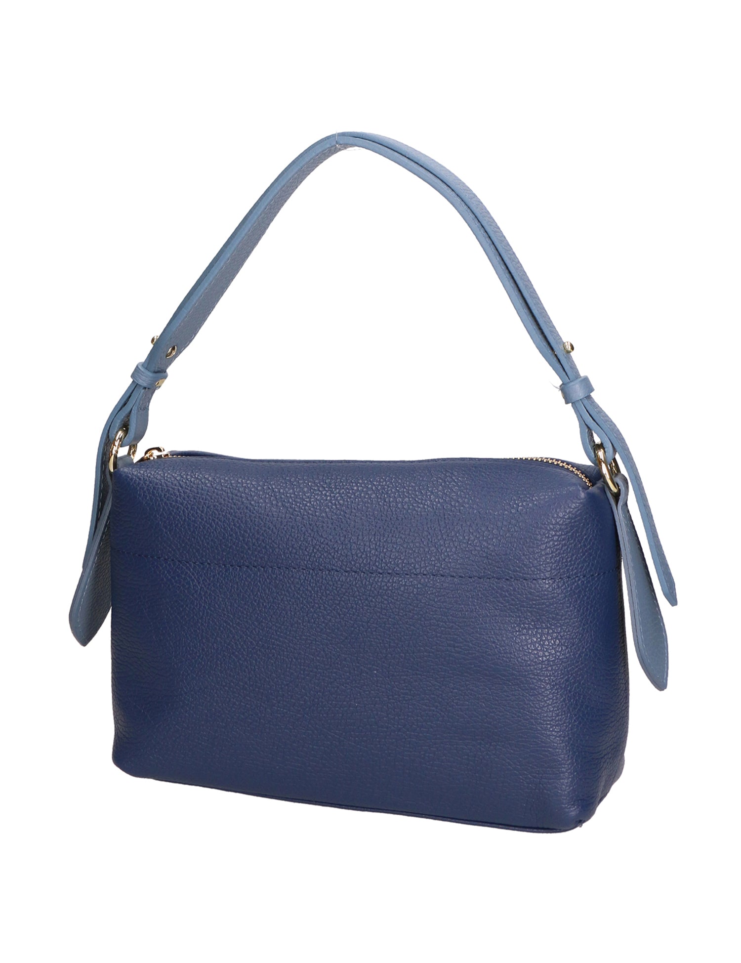 Vivienne Borsa a spalla da donna Vera pelle 06674-D24 BLU + D41 C.ZUCC. Gave Lux