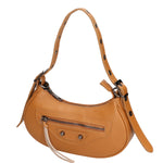 Galatea Borsa a spalla da donna Vera pelle 05708-D44 CUOIO COGNAC Gave Lux