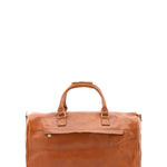 Borsa da viaggio unisex in vera pelle 100% cotone 4311-MIELE Alessia Firenze