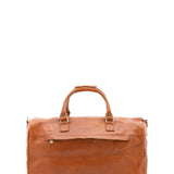Borsa da viaggio unisex in vera pelle 100% cotone 4311-MIELE Alessia Firenze