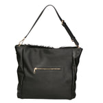 Asia Borsa a spalla da donna Vera pelle 05475-ZEBRA BIANCO NERO Gave Lux