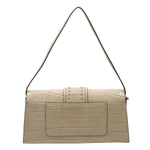 Alba Borsa a spalla da donna Vera pelle 04734-B37 BEIGE Gave Lux