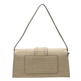 Alba Borsa a spalla da donna Vera pelle 04734-B37 BEIGE Gave Lux