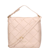 Lisana Borsa a spalla da donna 100% poliuretano B16565-BEIGE Braccialini