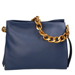 Annalou Borsa a spalla da donna Vera pelle 05417-D24 BLU JEANS Gave Lux
