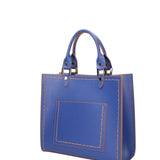 Borsa a mano da donna 100% vera pelle 07262-P 633 BLUETTE Roberta Rossi