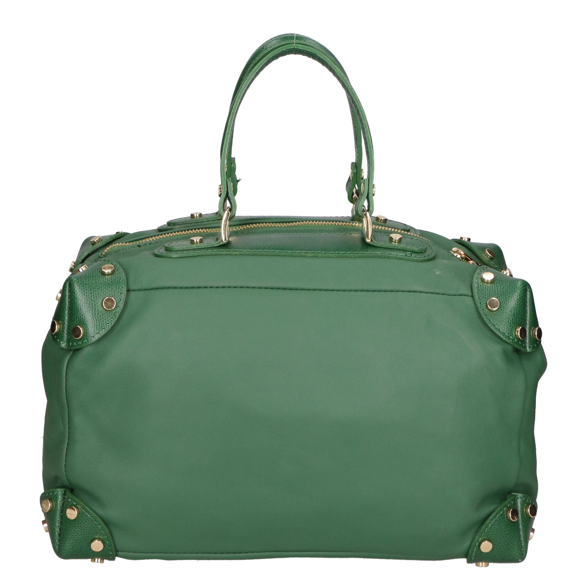 Borsa a mano da donna 100% pelle artigianale MYB-6012-FW-VERDE+P622 VERDE My Best Bag