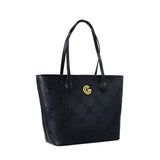 Borsa a spalla da donna 100% pelle vegana PU GGB023BLK Gabriella G Firenze