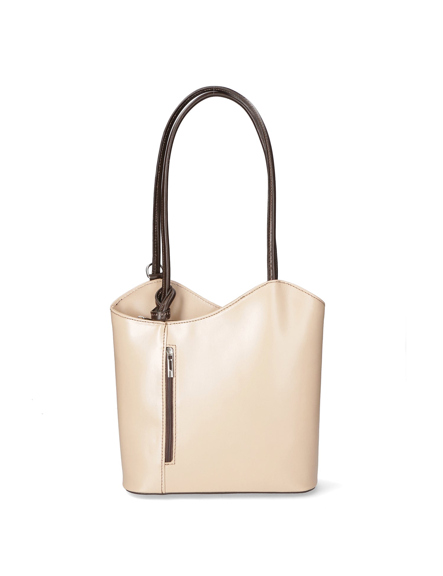 Fabiola Borsa a spalla da donna 100% pelle 9039-TAUPE TMORO Gave Lux