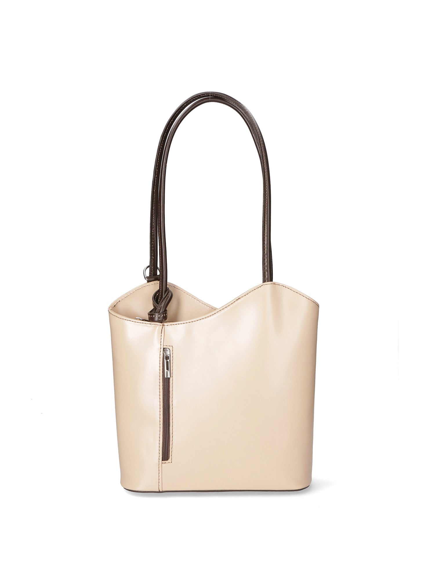 Fabiola Borsa a spalla da donna 100% pelle 9039-TAUPE TMORO Gave Lux