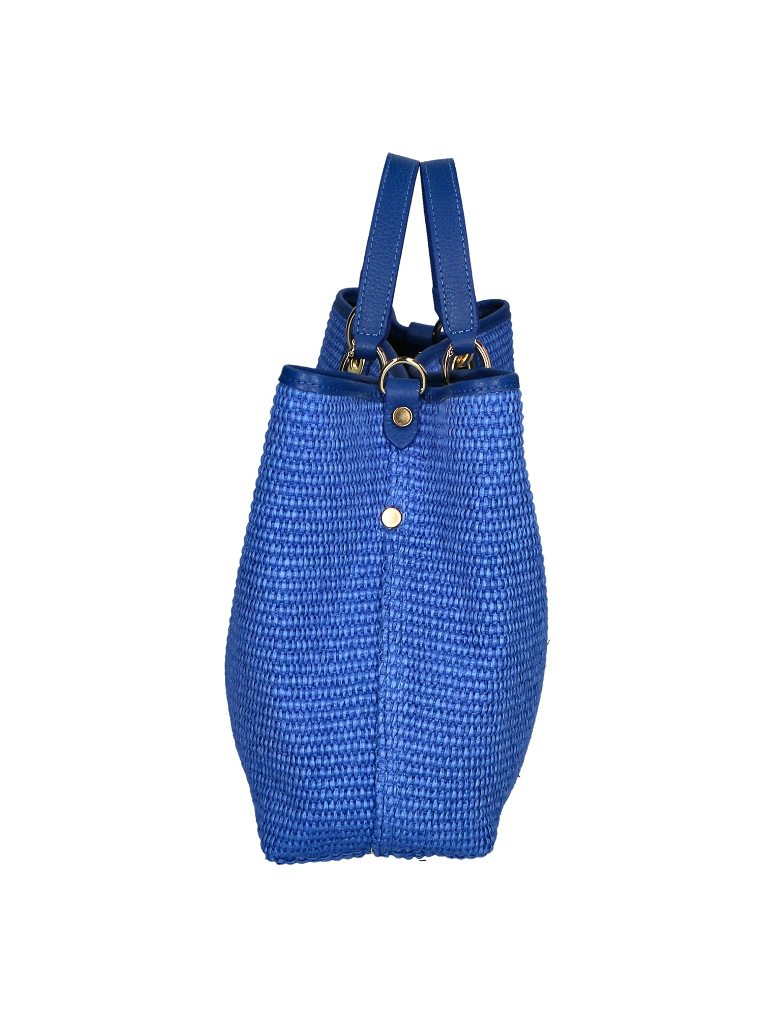 Amanda Borsa a mano da donna Vera pelle e paglia 05168-530 D22 BLUETTE Gave Lux