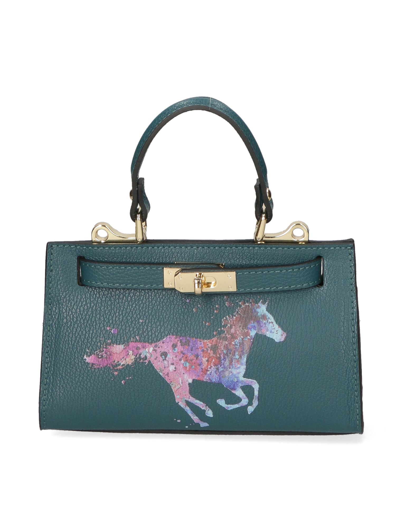 Noel Borsa a mano da donna Vera pelle 04265-D33 PETROLIO Gave Lux