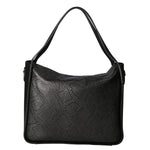 Aura Borsa a spalla da donna Vera pelle stampata lizard 05517-D28 NERO L022 NERO Gave Lux