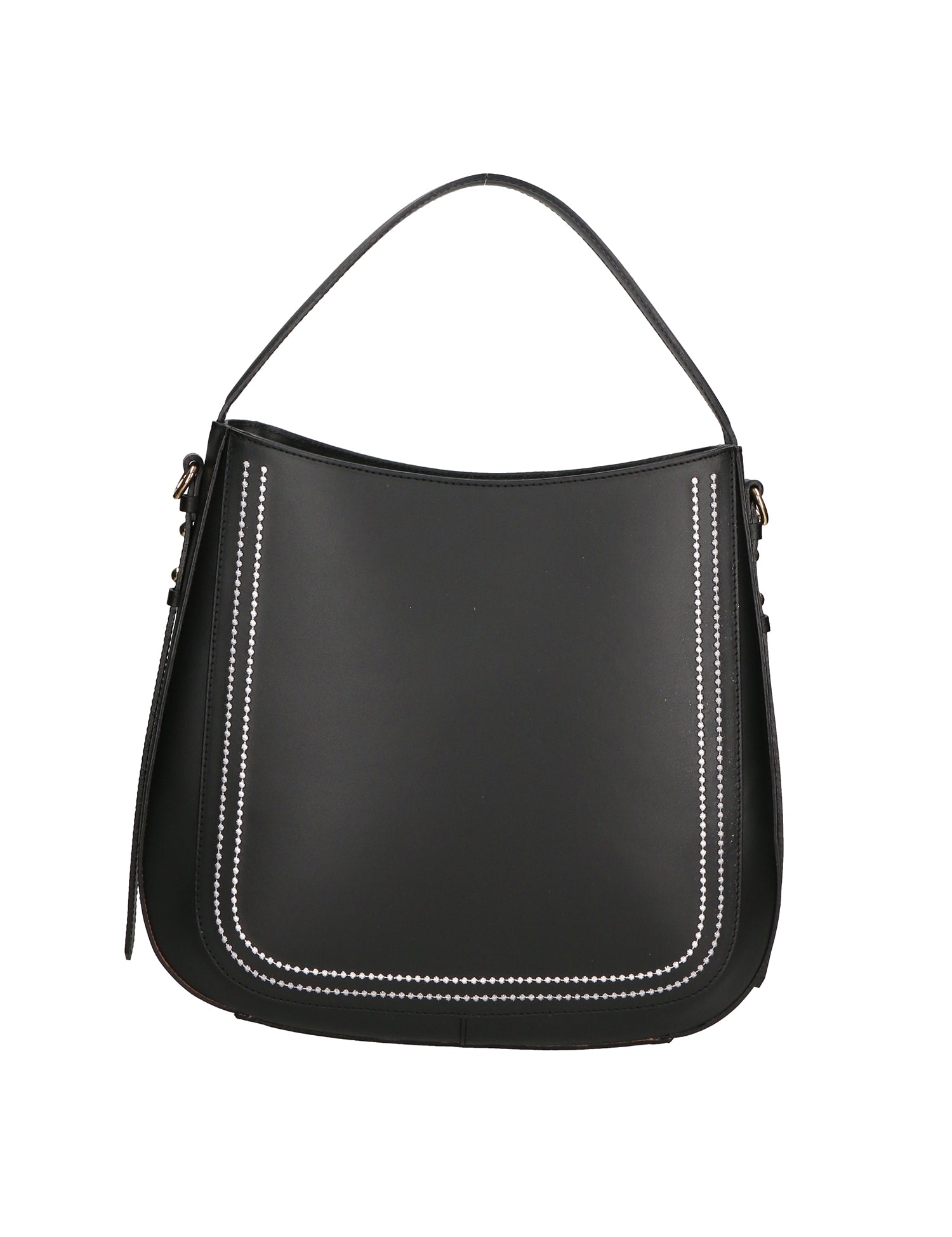 Gisella Borsa a mano da donna Vera pelle 05933-P218 NERO Gave Lux