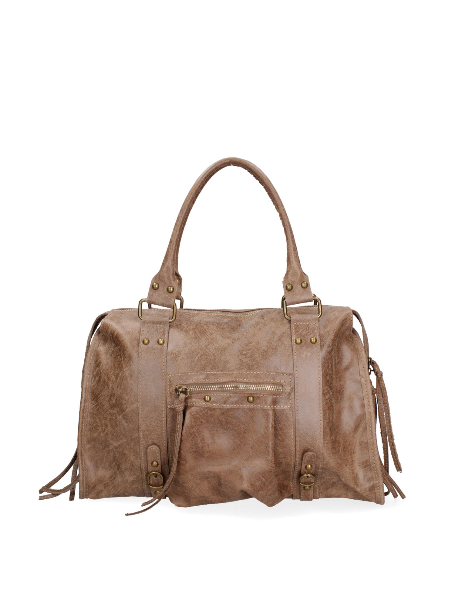 Elara Borsa a spalla da donna Vera pelle 06090-NOCCIOLA Gave Lux
