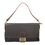 Walda Borsa a spalla da donna Vera pelle 06868-D28 NERO Gave Lux