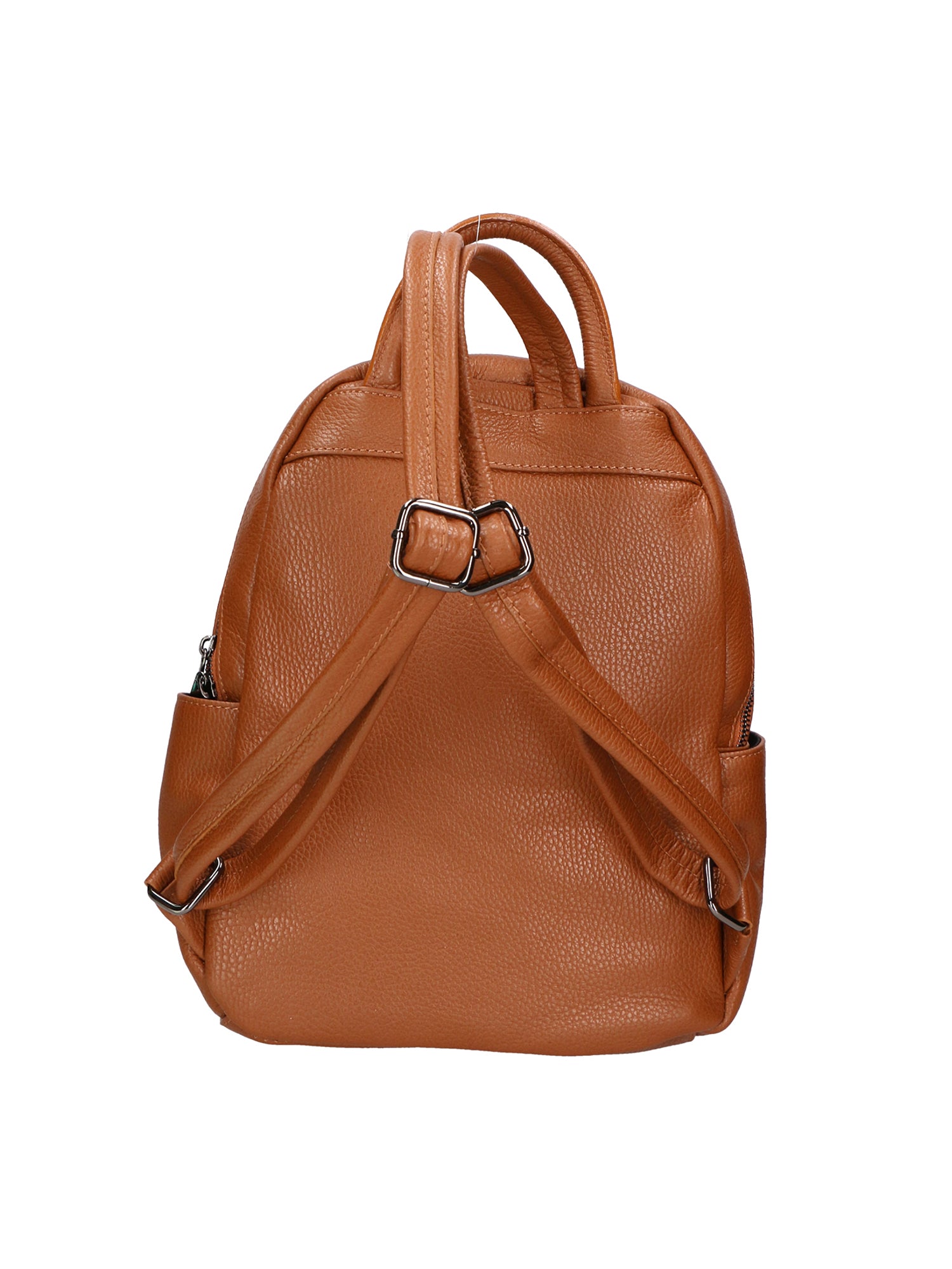 Vida Borsa in Vera Pelle Cuoio Scuro Chiara Ferretti