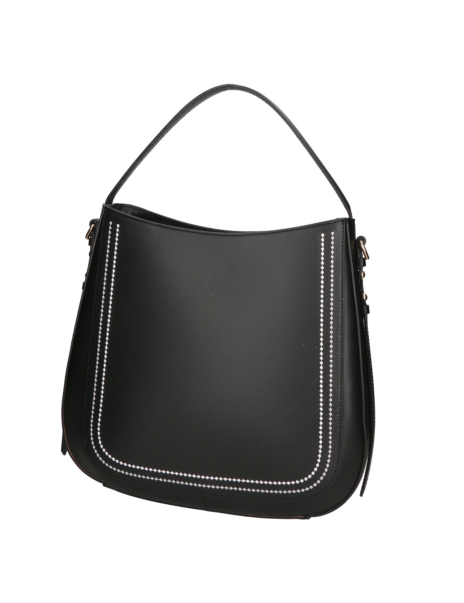 Gisella Borsa a mano da donna Vera pelle 05933-P218 NERO Gave Lux