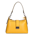 Aurelia Borsa a spalla da donna Vera pelle 05694-PL36 SENAPE Gave Lux