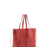 Borsa a mano unisex vera pelle Made in Italy 4611-ROSSO Alessia Firenze