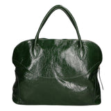 Borsa a mano da donna 100% vera pelle MYB-6013-FW-703 VERDE My Best Bag