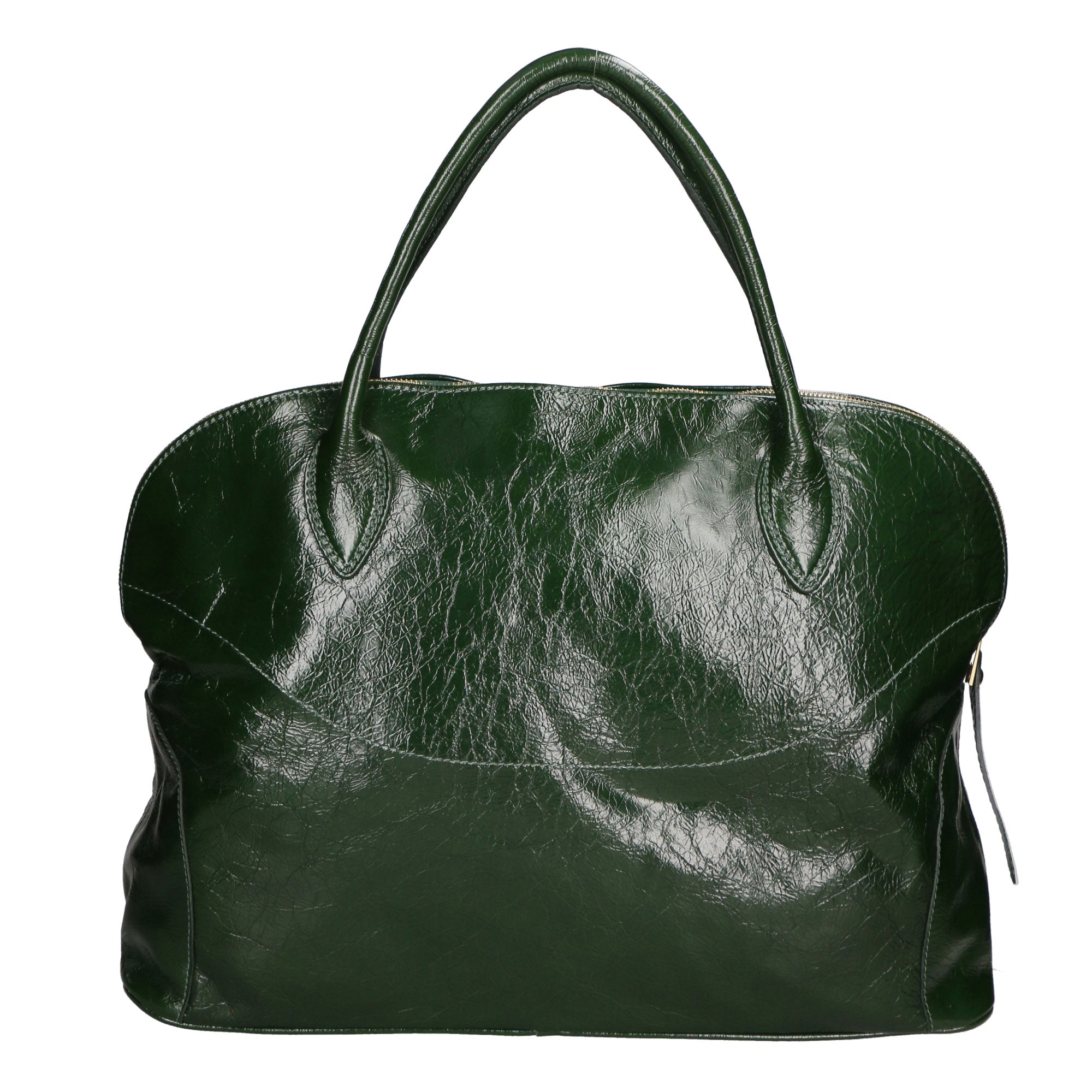 Borsa a mano da donna 100% vera pelle MYB-6013-FW-703 VERDE My Best Bag