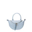 Mae Borsa a mano da donna Vera pelle 07142-D92 CELESTE Viola Castellani