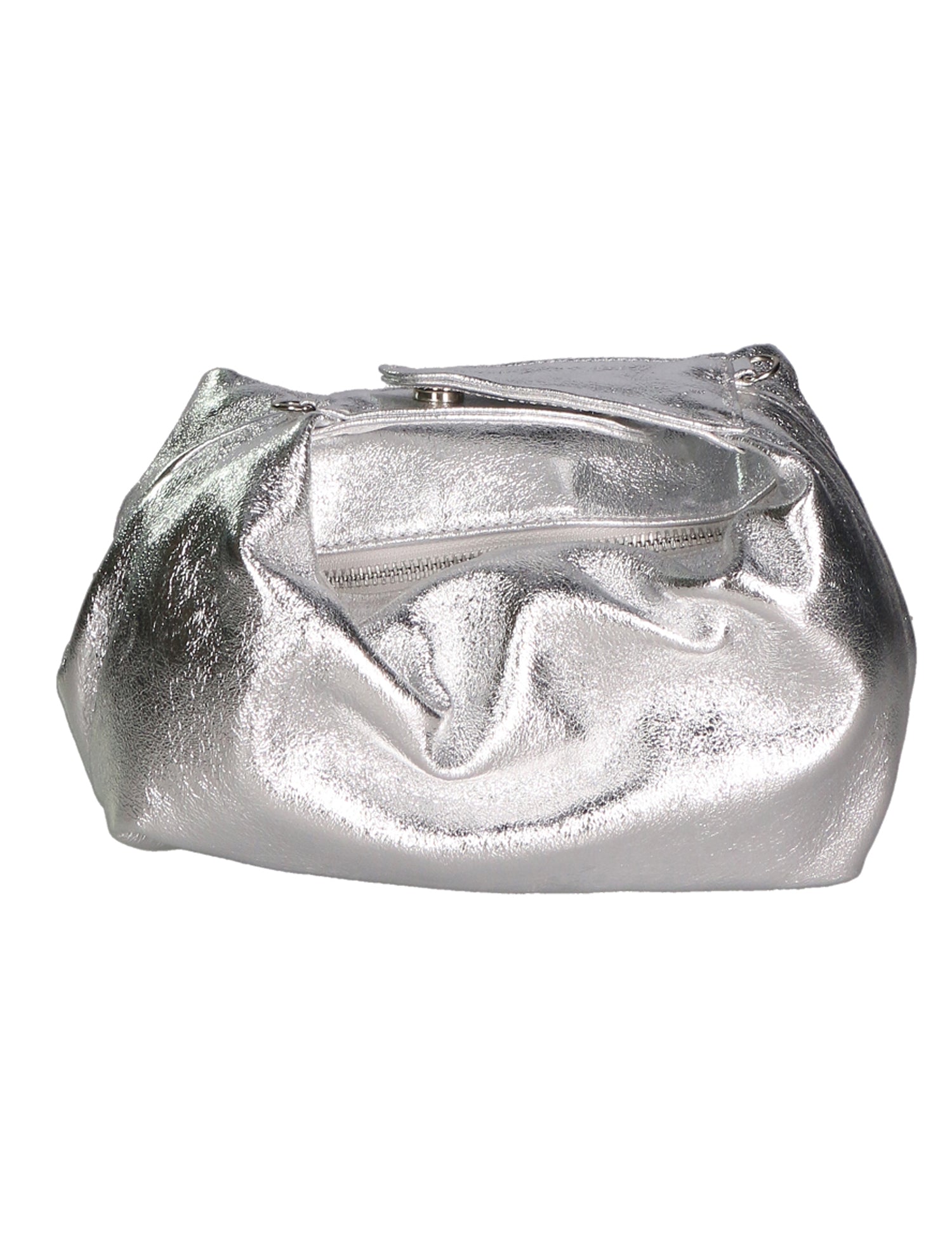 Grace Borsa a mano da donna Vera pelle 06009-L001 ARGENTO Gave Lux