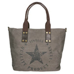 Sabrina Borsa a mano da donna 100% poliestere 8152-GREY Gave Lux