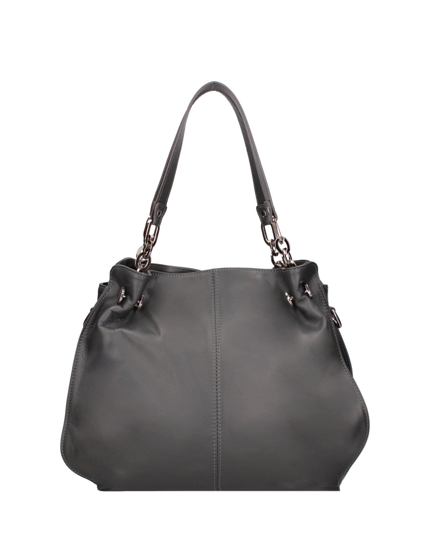 Ereba Borsa a mano da donna Made in Italy 100% pelle 3305-S27 CENERE Gave Lux